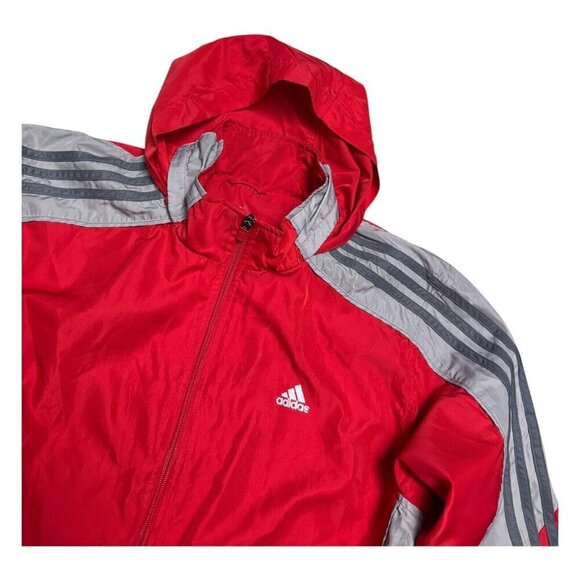 ADIDAS Retro Vintage Y2K 2000s Lightweight Activewear Windbreaker Jacket Medium - Picture 3 of 8